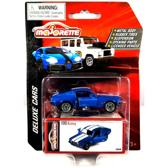 Majorette Deluxe Cars FORD MUSTANG, New, See Pics/Description! - Picture 1 of 5